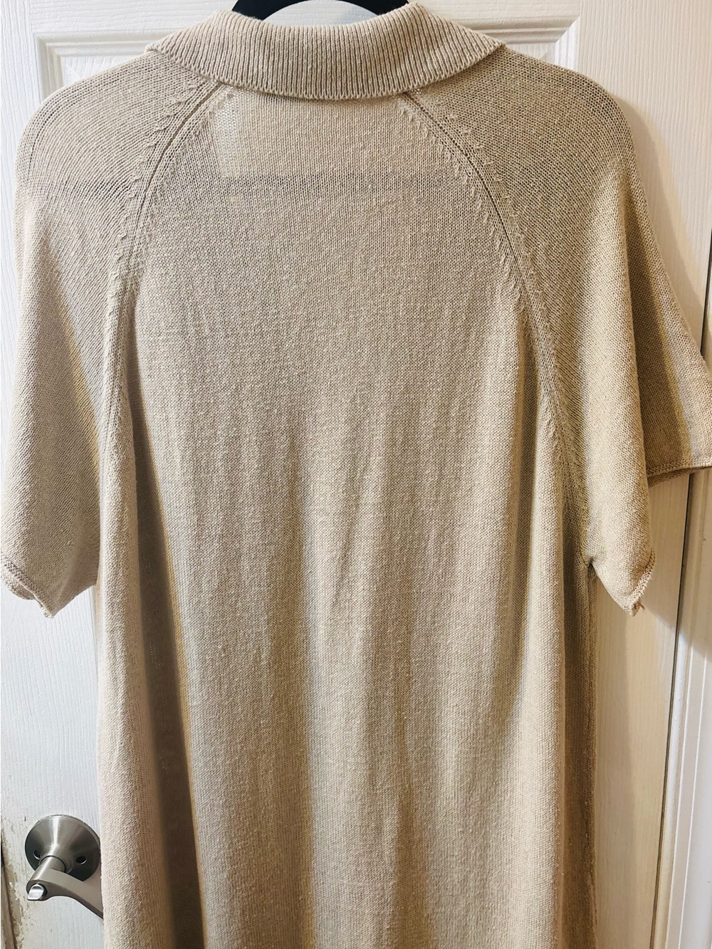Zara Cream Polo Collar Maxi Dress - Picture 4 of 5